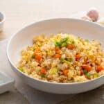 Arroz chaufa vegetariano