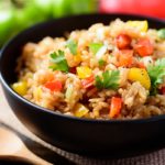 Arroz chino vegano