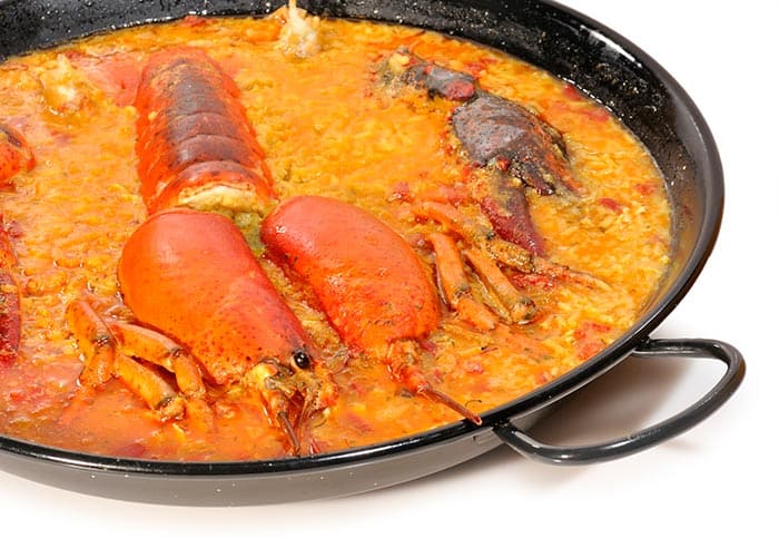 arroz con bogavante casero