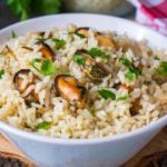 Arroz con mejillones