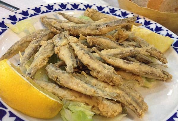 boquerones fritos