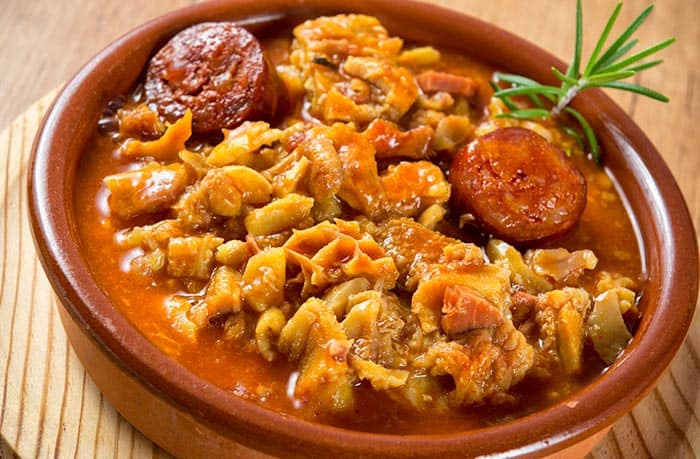 cazuela con callos a la madrileña