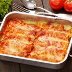 deliciosos canelones rellenos de atún