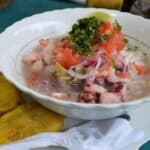 Ceviche de pulpo ecuatoriano