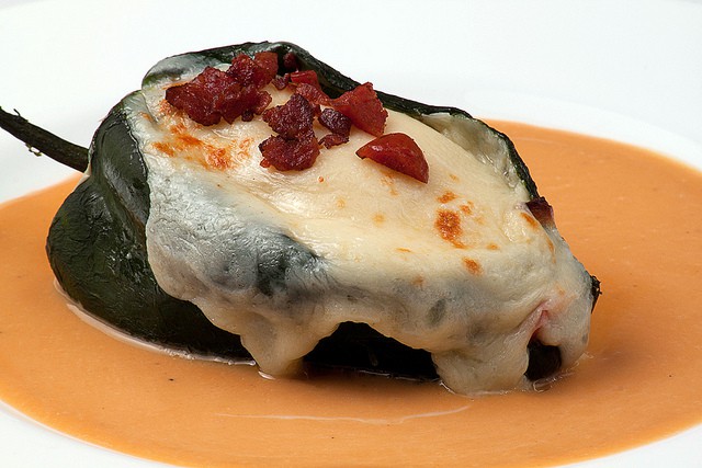 receta chile relleno