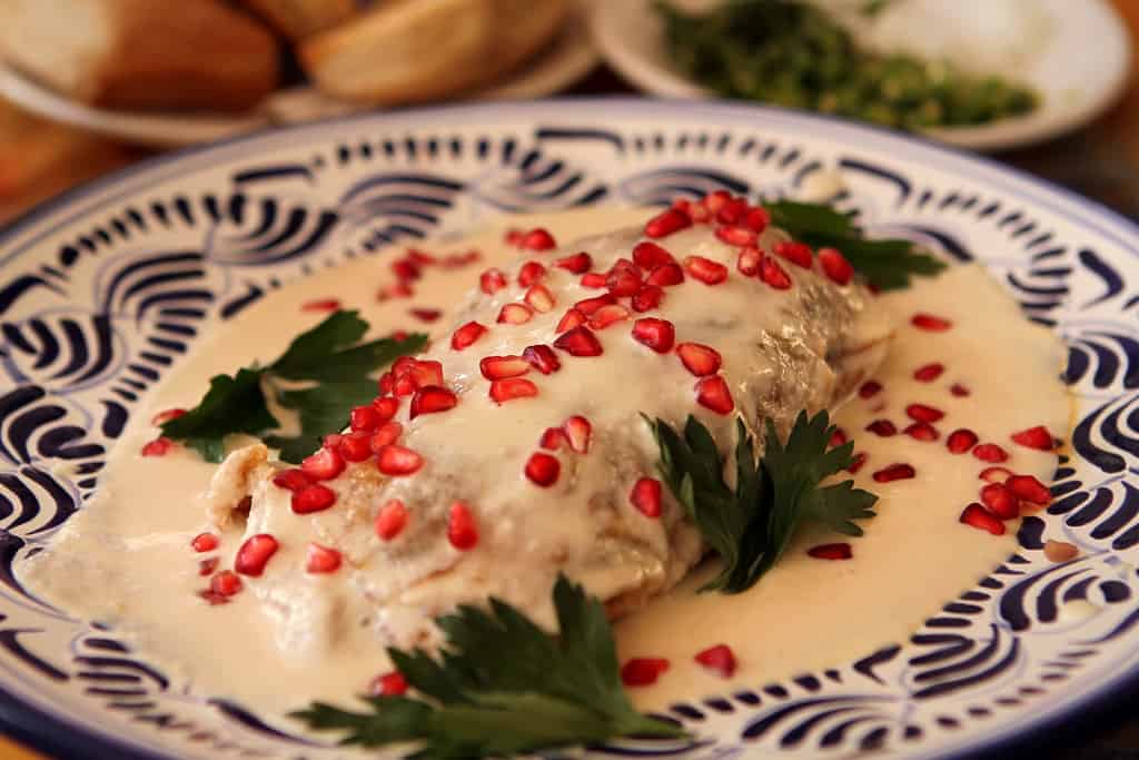 receta de chiles en nogada mexicanos