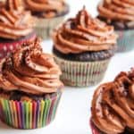 cupcakes de chocolate