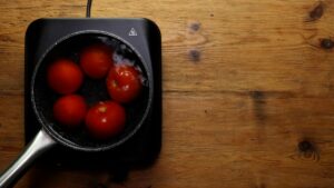 sopa de tomate con pasta