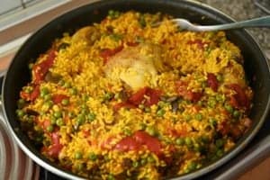 arroz con pollo ya cocinado