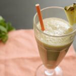 batido de platano y piña