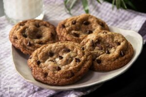 galletas con chispas de chocolate