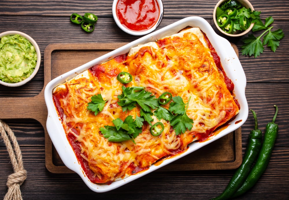 enchiladas de carnitas