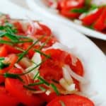 ensalada con tomate