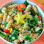 ensalada de pasta con atun