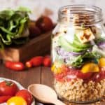 Ensalada en Mason Jar