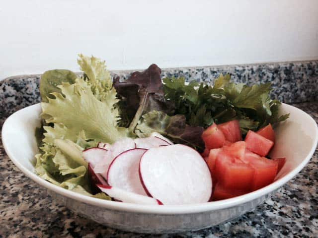 ensalada fattoush saludable