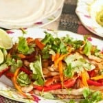 fajitas de pollo