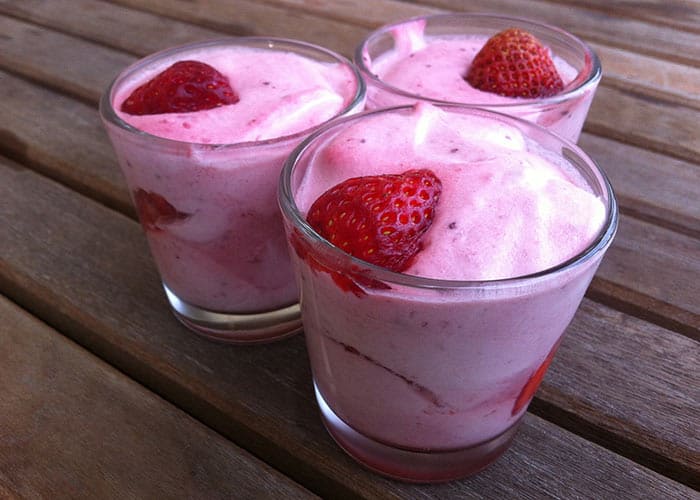 mousse-de-fresas