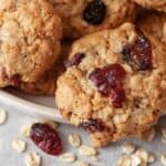 galletas de avena y arándanos