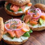 Lox Bagel sandwich