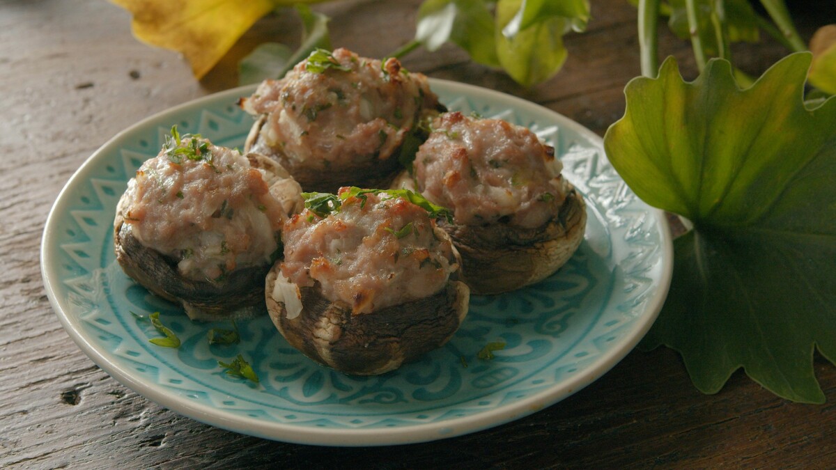 champiñones rellenos