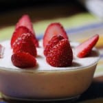 mousse de fresa