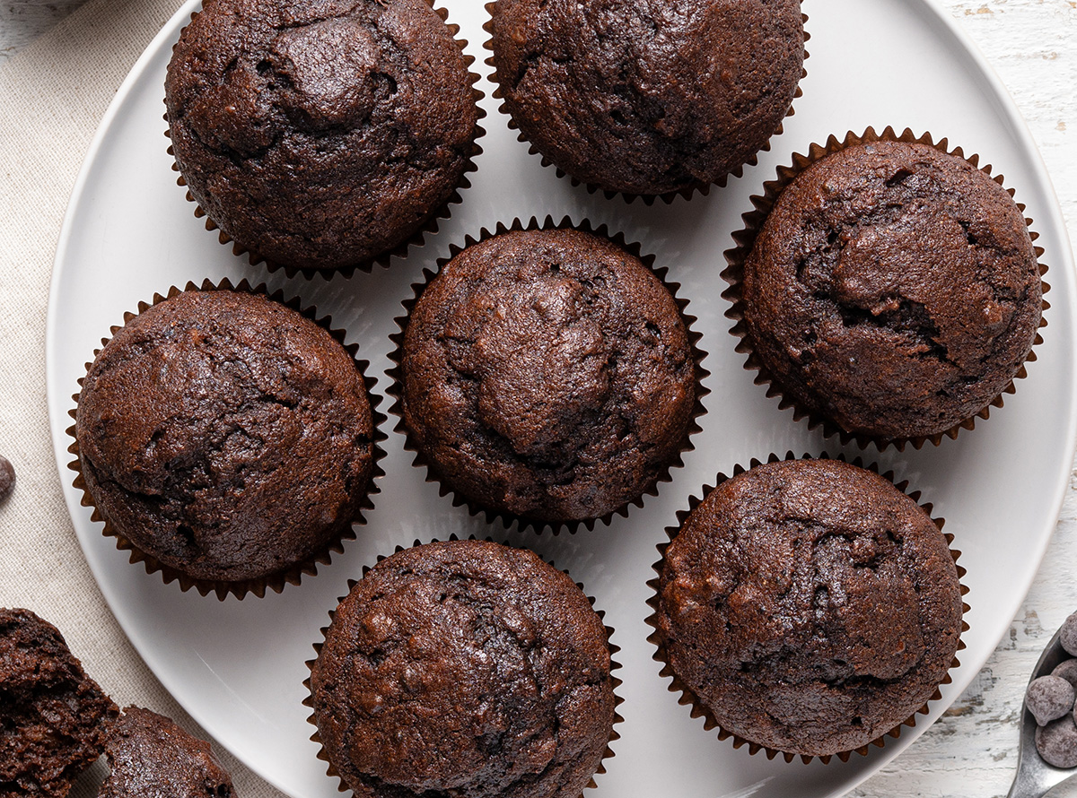 muffins de chocolate