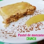 pastel de manzana crunch