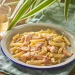 Penne al salmón