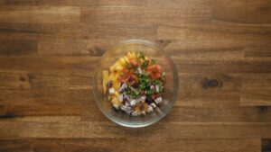 Pico de gallo con mango