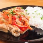 pollo al chilindron receta