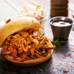 sandwich de pulled chicken picante