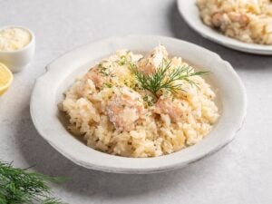 Risotto de bacalao