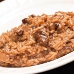 risotto de setas y hongos