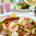 ceviche de camarones