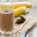 batido de chocolate con platano