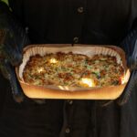 puerros gratinados con jamón