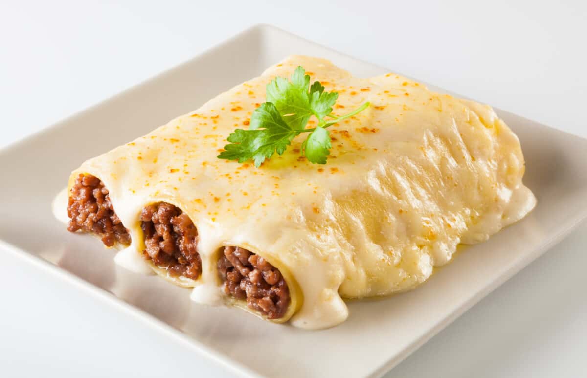 Canelones de carne