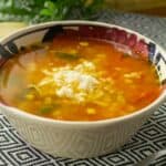 sopa de elote