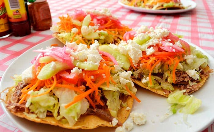 tostadas mexicanas